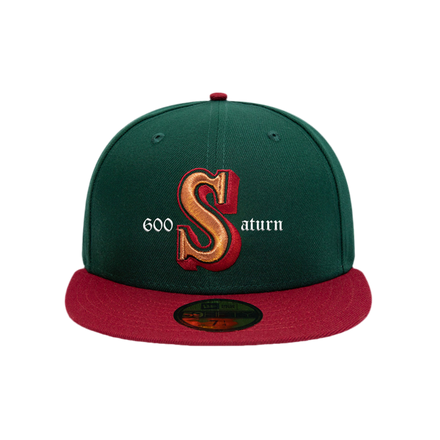 Fitted Cap - Green/Red