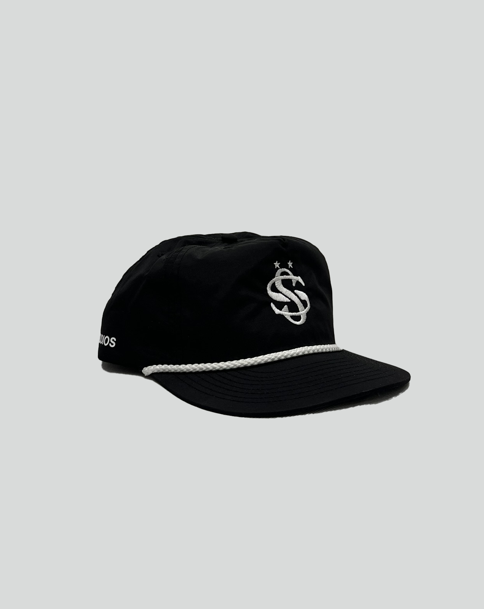 black rope hat