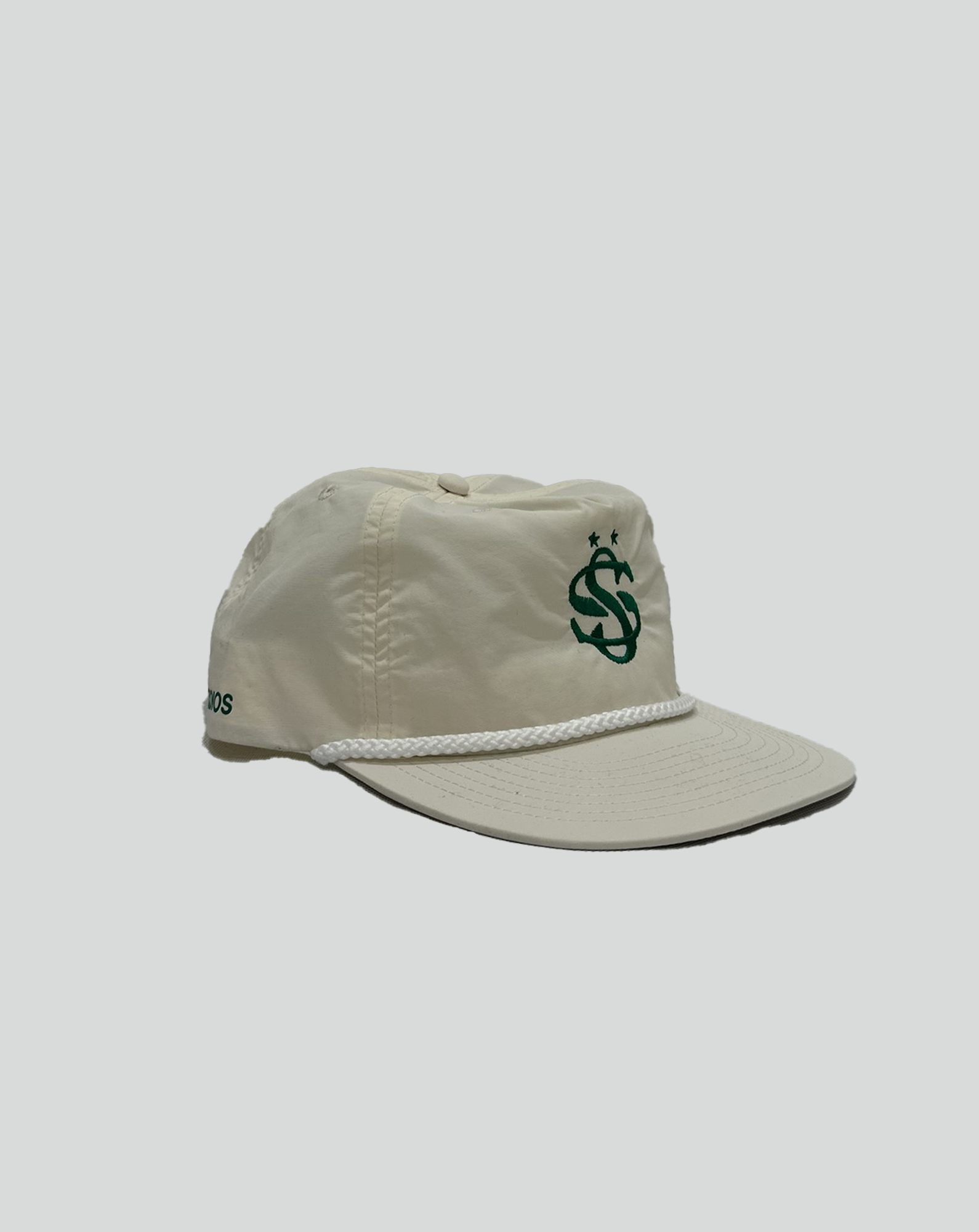 cream rope hat