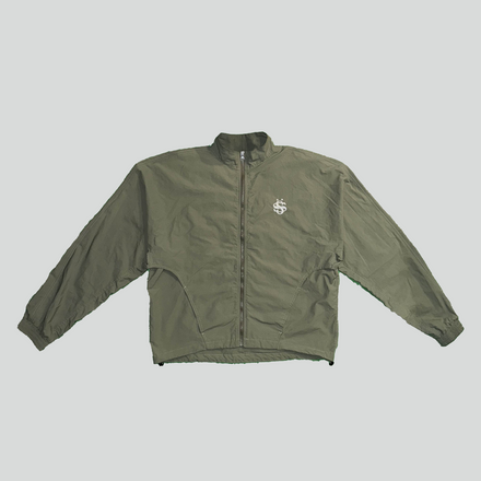 matcha green saturn zip-up