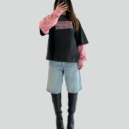 reduced to $6.00 short sleeve tee